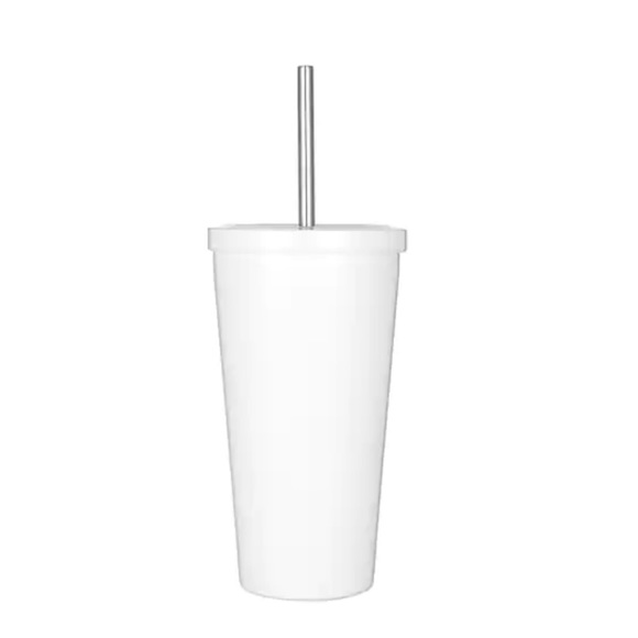 Sublimation Tumbler with Straw • NWT - Picture 1 of 3